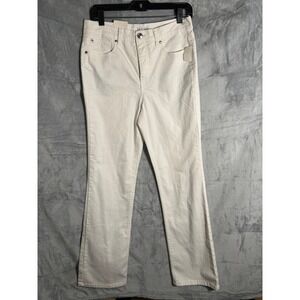 Jones New York Off-White Boot Cut Jeans   Size 10